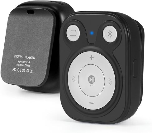 Bluetooth MP3 Player with OTG Function, 64GB Mini MP3 with Clip, Portable Lightweight Music Player with Earphone for Sports, Running, Cycling, Exercise in Saudi Arabia