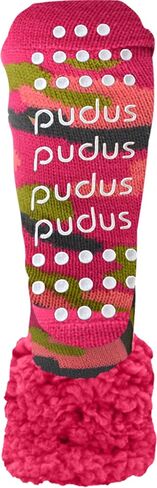 Pudus Cozy Winter Slipper Socks Women & Men w Non-Slip Grippers Faux Fur Sherpa in Saudi Arabia