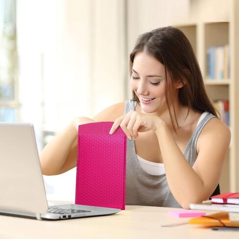100 قطعة من رسائل البريد الفقاعية من HBlife، 6 × 10 بوصة، رسائل بريدية من البوليستر باللون الرمادي ذاتية الغلق، مغلفات مبطنة، أكياس شحن وتغليف للأعمال الصغيرة in Kuwait
