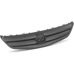 DNA MOTORING OE Style Primed Black Grille Grill Compatible with 01-03 Civic 4D, OEM-GR-HO1200154