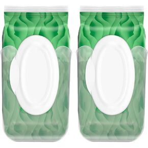 Flushable Wipes Dispenser for Cottonelle,Wipe Holder Adult,Wipes Holder for Bathroom,Clear Wipes Dispenser for Bathroom,Wall Mounted Tissue Holder for Kitchen,Only Wipes Holder 2pcs