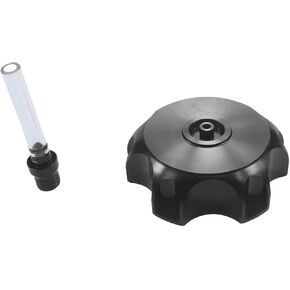 CNC Aluminum Gas Fuel Petrol Tank Cap With Breather Valve For Most Motorcycles 50cc 70cc 90cc 110cc125cc 140cc 150cc 160cc ATV Dirt Quad Bike Accessories (Black)
