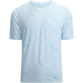 Esabel.C Workout Shirts for Men Dry Fit Moisture Wicking T-Shirts Short Sleeve Mesh Men's Athletic Shirts &Tees
