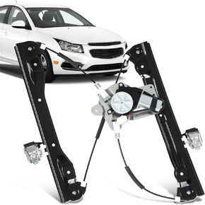 751-739 Front Left Driver Side Power Window Regulator with Motor Fit for 2012-2015 Chevy Cruze 2016 Cruze Limited (2 Pins Terminal Connector Only) W/O Anti-Pinch 95382556