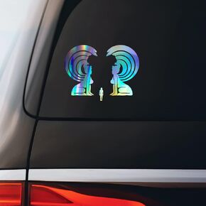 Neverending Story Sphinxes Sticker Decal Notebook Car Laptop 5.5"x4" | Holographic |