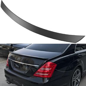 cciyu Black ABS Rear Spoiler Wing for 2012-2013 for Mercedes-Benz S350 2010-2013 for Mercedes-Benz S400