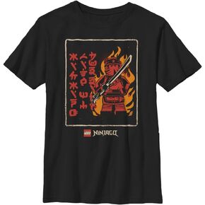 Fifth Sun Kids' Lego Ninjago Fire Ninja Boys Short Sleeve Tee Shirt