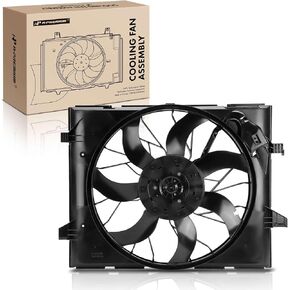 A-Premium Engine Radiator Cooling Fan Assembly with Brushless Motor Compatible with Select Jeep & Dodge Models - WK2 Series Grand Cherokee 2018-2021 6.2L, Durango 2021 2023 6.2L