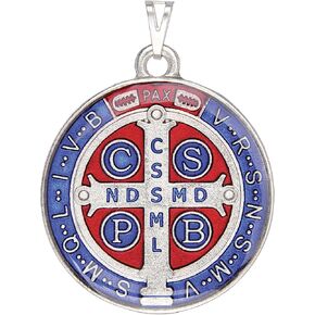 Intercession Saint Benedict Color Medal