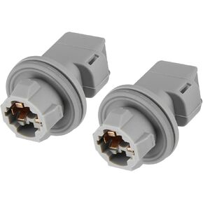 License Plate Light Socket F37Z-13550-A Wiring Harness Plug Connectors Holder for Ford F150 90-01 for Ford F250 F350 Super 99-15 for Ford Bronco 1990-1995 (Set of 2) Replacement