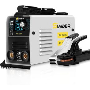 SSIMDER Stick Welder with Pulse ARC 140A ARC/PULSE Stick/LIFT TIG 3 in 1 Welding Machine 110V/220V Pulse Frequency Adjustable Hot Start ARC Force VRD MMA Portable Welder Machine with LCD IGBT Inverter