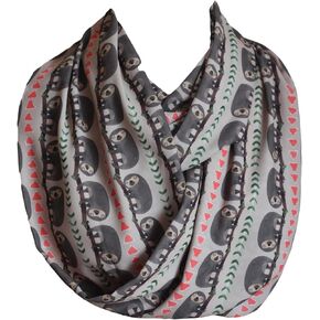 Sloth Infinity Scarf, Women's Accessories, Sloth Gifts