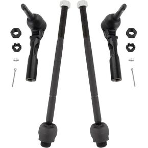 Front Inner Tie Rod End Outer Tie Rod End 1999-2007 for Chevrolet Silverado 1500 1999-2007 for Gmc Sierra 1500 4pcs EV370 ES3492
