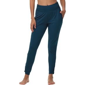 WiWi Womens Yoga Pants with Pockets - Viscose from Bamboo High-Waist Joggers Sweatpants Lounge Pajama Bottoms S-XXL in Kuwait