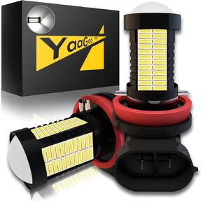 5202 5201 H16 PSX24W LED DRL ضوء الضباب، استبدال الهالوجين HID، سطوع 360 درجة، أزرق ثلجي