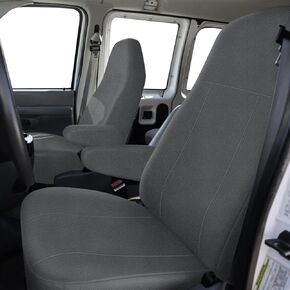أغطية مقاعد SAPUBK مخصصة تناسب كراسي Ford E-Series Van Captain 1993-2008 مع مسند ذراع واحد لكل مقعد in Kuwait