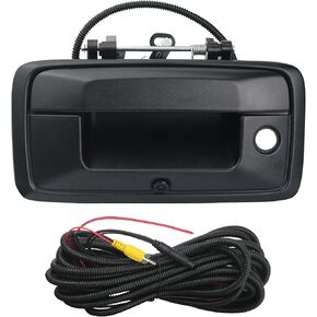 Backup Camera Tailgate Handle Rear View Camera Liftgate Latch Handle with Keyhole Compatible with 2016-2019 Chevrolet Chevy Silverado GMC Sierra