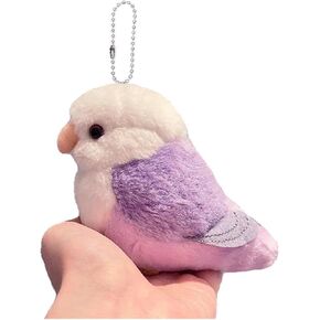 Cute Lovebirds keychain,Parrot keychain, backpack, handbag keychain pendant gift