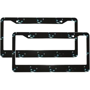 Minstry of Magic Authorized Muggle Vehicle Aluminum Car License Plate Frame Auto Tag Holder with Accessories US Vehicles Standard 2 Holes (C227)