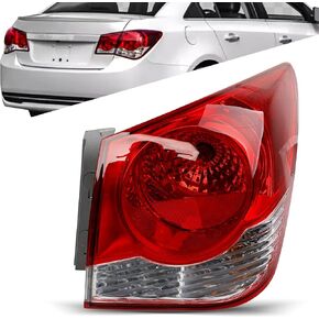 Outer Tail Light Compatible with Chevrolet Cruze 2011-2015 and Cruze Limited 2016 - Brake Taillight Assembly Replacement for 96828251 and GM2805107 - Passenger Right Side RH
