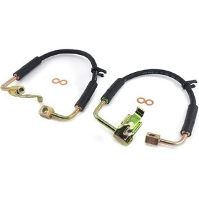 Front Brake Hose Front Driver and Passenger Side Brake Hydraulic Hose for Jeep Wrangler JK 2007 2008 2009 2010 BBH/JK/006A