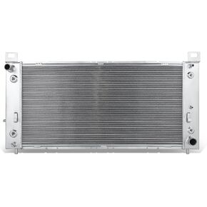 DNA MOTORING RA-SUBTA-3 3-Row 34" Wide Full Aluminum Radiator Compatible with 02-14 Escalade / 99-13 Silverado 1500 2500HD / 07-13 Avalanche / 00-14 Yukon 4.8L, 5.3L, 6.0L, 6.2L