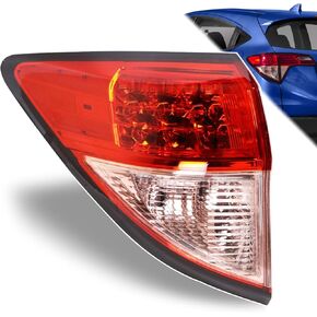 ضوء الذيل متوافق مع 2016-2018 Honda HR-V HRV سيدان الجانب الأيمن الخارجي للركاب استبدال: 33502-T7S-A01
