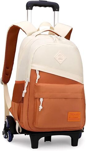 Rolling Backpack,Backpack with wheels,Capacity Wheeled Backpack for Boys,Roller Backpack for Kids in Saudi Arabia