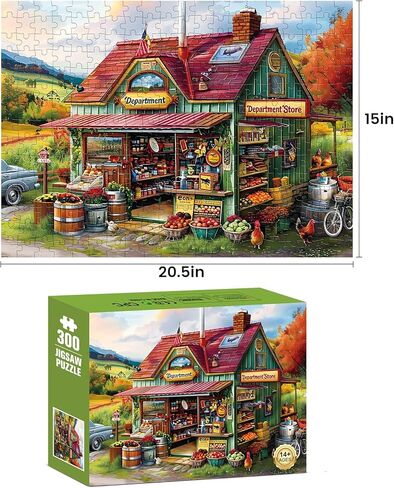 Jigsaw Puzzles 300 Pieces for Adults, 300 Pieces Flower Puzzle Recycled Cardboard Paper Puzzles Coolest Challenging Puzzles for Kids Adults Elderly 20.5 * 15IN in Saudi Arabia