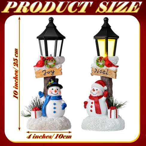 karenhi 2 حزمة مضاءة عيد الميلاد الجدول الزينة عيد الميلاد ثلج التماثيل الديكور داخلي ثلج المركزية الجدول ديكور الجدول لعيد الميلاد عطلة الشتاء احتفالي المنزل زخرفة الحزب in Kuwait