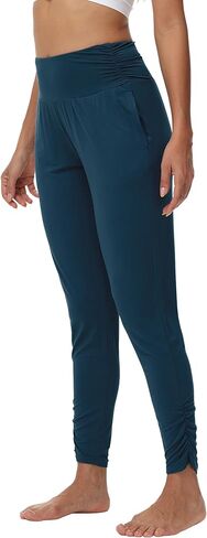 WiWi Womens Yoga Pants with Pockets - Viscose from Bamboo High-Waist Joggers Sweatpants Lounge Pajama Bottoms S-XXL in Kuwait
