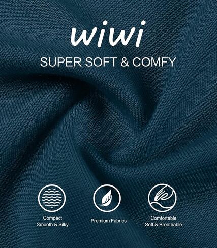 WiWi Womens Yoga Pants with Pockets - Viscose from Bamboo High-Waist Joggers Sweatpants Lounge Pajama Bottoms S-XXL in Kuwait