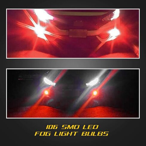 5202 5201 H16 PSX24W LED DRL Fog Light,Replacement of Halogen HID,360 degree bright,ICE BLUE in Kuwait