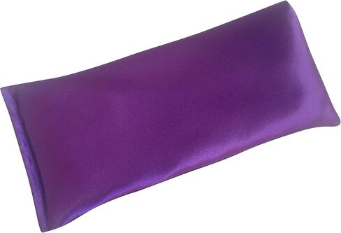 Lavender Eye Pillow- Silky Eye Pillow for Yoga, Meditation Relaxation. This Eye Mask Is Perfect for Sleeping. Made of Lavender Flowers Organic Flax Seed. Get One for Yourself or As a Gift. in Saudi Arabia