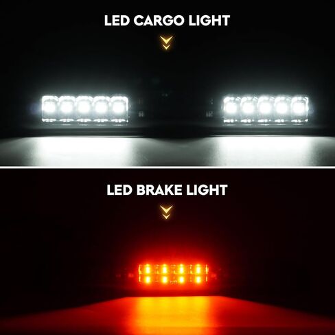 LED Tail Light Fit for Chevy Silverado 1500 2500 2003-2006, for GMC Sierra 1500 1500HD 2500 2500HD 3500 2004-2006, for Silverado/Sierra Classic 2007, Chrome Housing Smoke Lens in Saudi Arabia