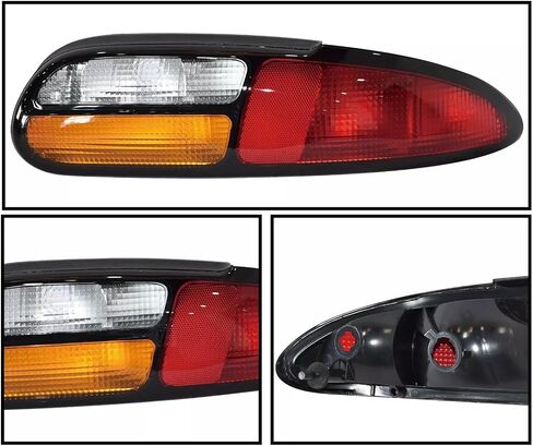 JX RACING · PERFORMANCE · ACCESSORIES Compatible with Chevrolet Camaro Z28 SS 1993-2002 Rear Tail Lights Lamps Pair Four Bulb Holes Set in Saudi Arabia