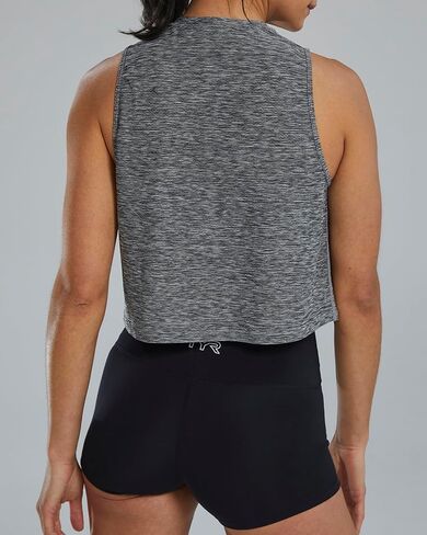 TYR T39000252XS Wmn Airtec Crop TNK Heather Grey XS in Saudi Arabia