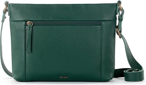 محفظة Sak Melrose Crossbody - حقيبة يد نسائية من الجلد الفاخر للاستخدام اليومي والسفر - حقيبة كروس مع سحاب إغلاق in Kuwait