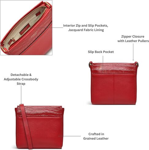 RADLEY London - Downtown - Small Ziptop Crossbody in Saudi Arabia