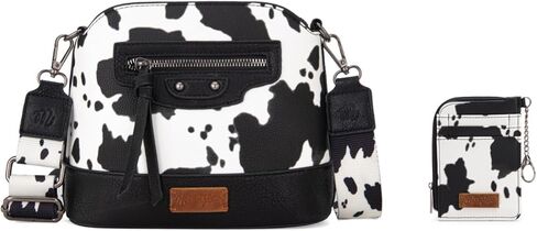 محفظة رانجلر بطبعة بقرة ومحفظة صغيرة بطبعة بقرة غربية in Kuwait