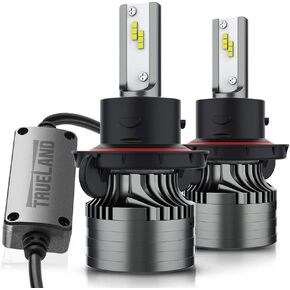High definition H13 Ford F150 2005-2014 F250 F350 2005-2022 Bulbs, 16000LM 6000K White, Upgraded Canbus Decoder, High Low Beam, IP67 Waterproof, Plug and Play,Fog Light