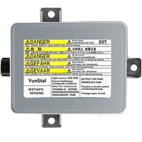 Xenon Headlight Ballast Control Unit Module with Fast Startup Safe Stability for 2002-2005 Acura TL 2004-2005 Acura TSX 2004-2006 Mazda 3 Replace W3T10471 X6T02981 in Saudi Arabia