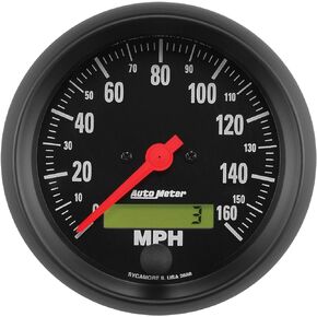 Auto Meter 2688 Z-Series 3-3/8" Electric Speedometer (0-160 MPH, 85.7mm)