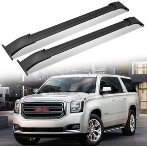 Max Loading 220LB Heavy Duty Aluminum Roof Rack Cross Bar Compatible with 2015-2020 GMC Yukon & Yukon XL, Chevrolet Suburban & Tahoe, Cadillac Escalade & Escalade ESV Heavy Duty Roof Rails Crossbar in Kuwait