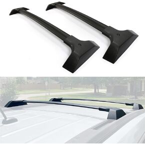 ECOTRIC Roof Rack Set Cross Bars & Side Rail Compatible with 2009-2017 Chevy Chevrolet Traverse LS/LT/LTZ Factory Style Replacement for 19244268 Crossbars Cargo Racks Rooftop Luggage Carrier 165 Lbs