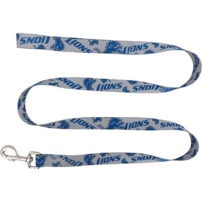 Littlearth Unisex-Adult NFL Detroit Lions Pet Leash, Team Color, 375" x 60"
