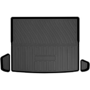 Mixsuper Custom Fit Cargo Liner for 2018-2023 2024 Toyota Camry & Avalon 2019-2022 All Weather Trunk Mat TPO Durable Odorless 3D Rear Trunk Liner Cargo Mat Black