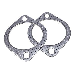 IEQFUE 2PCS High Temperature Exhaust Gasket 120-07610-0002 Compatible with 3"/ 76.2mm Flange ID Exhaust Pipe, 3" 2-Bolt Flanges Turbo Mainfold