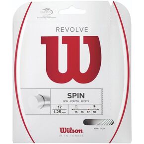Wilson Revolve 17 Tennis String - Set, White