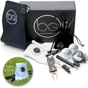 Signature Golf Box - Premium Golf Gift for Men. Golfing Accessories for Golf Lovers. The Ultimate Christmas Golf Gift Including Golf Balls, Golf Towel & More.